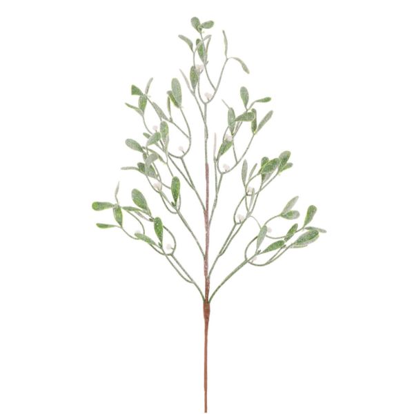 Frosted Mistletoe Spray - 60cm